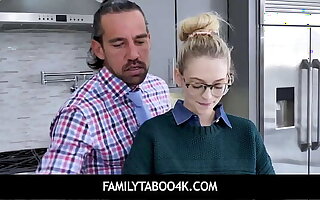 FamilyTaboo4K -  Stepdad giving his stepdaughter that sexual punishment