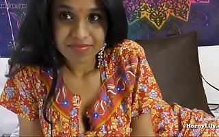 Horny Lily Mom Little one Hindi Talk